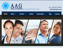 Tablet Screenshot of aagsolutions.com